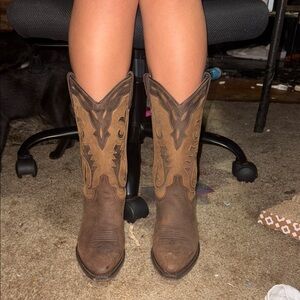 Sage Brown Western Boots